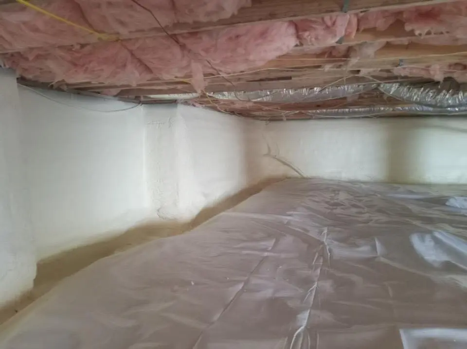 Crawl space encapsulation with closed-cell spray foam for Roof Maintenance in Bethlehem